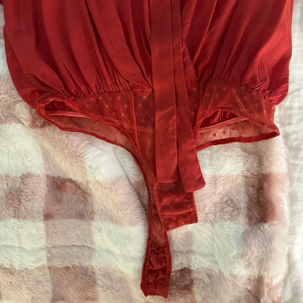 Free People Call Me Later Ruffled Bodysuit - Picture 6 of 6